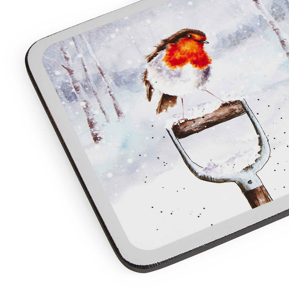 Wrendale Designs Winter Skies Coasters Set Of 4 image number null